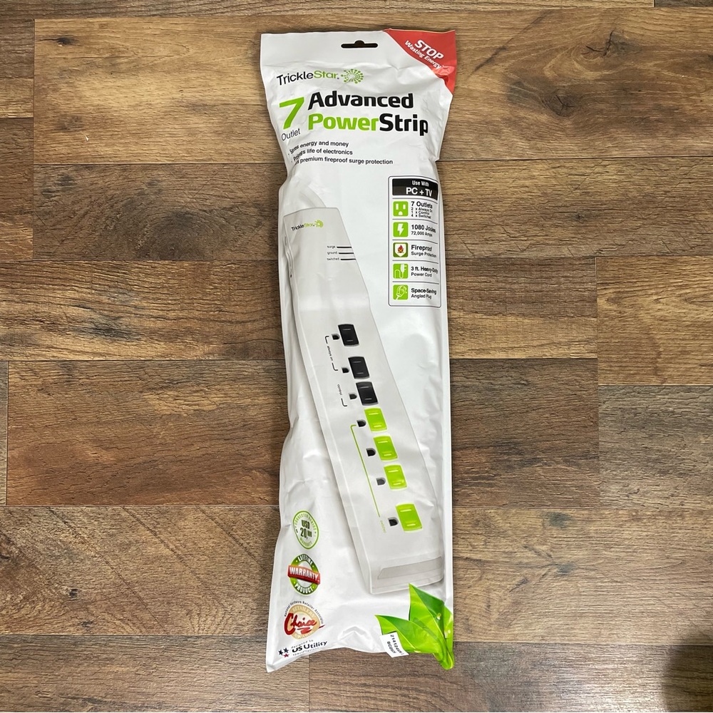 7 Outlet Advanced Power Strip- Reduce Standby Power, Save Money - Picture 8 of 8